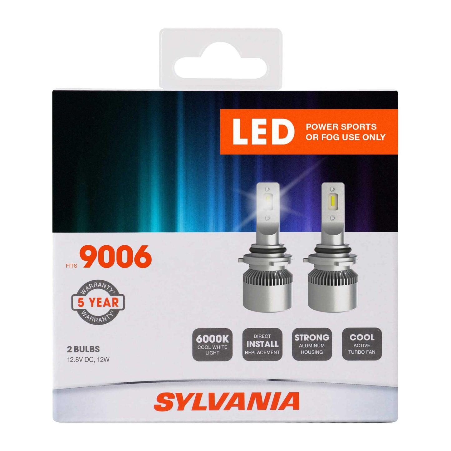 Sylvania 9006 Led Fog & Powersports Bulb, 2 Pack