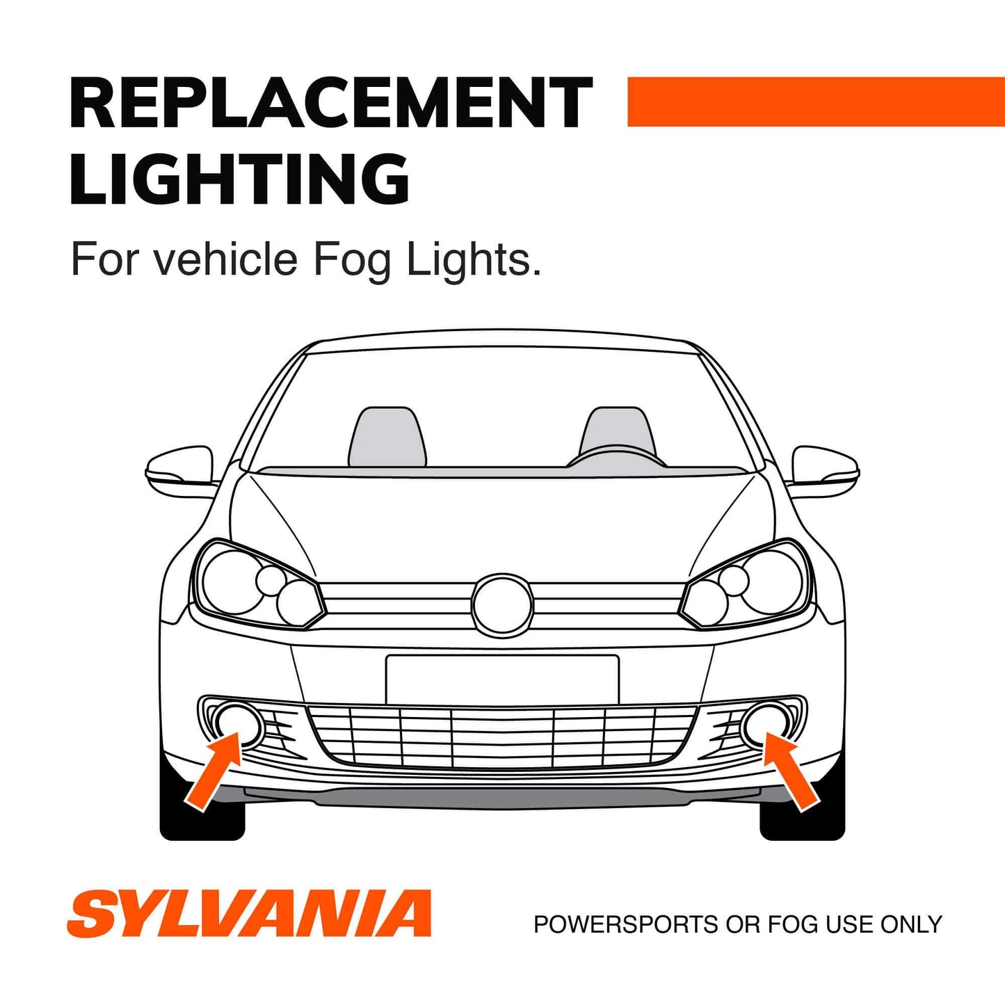 Sylvania 9006 Led Fog & Powersports Bulb, 2 Pack