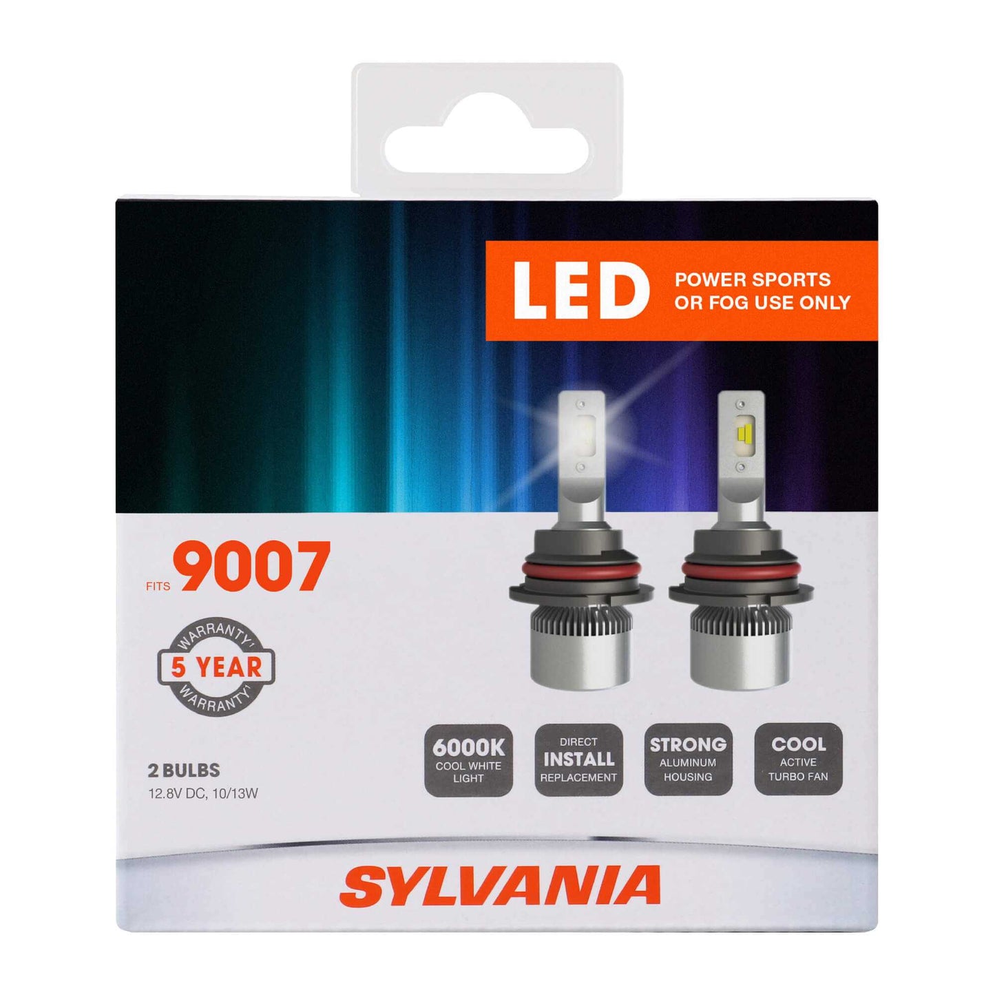 Sylvania 9007 Led Fog & Powersports Bulb, 2 Pack