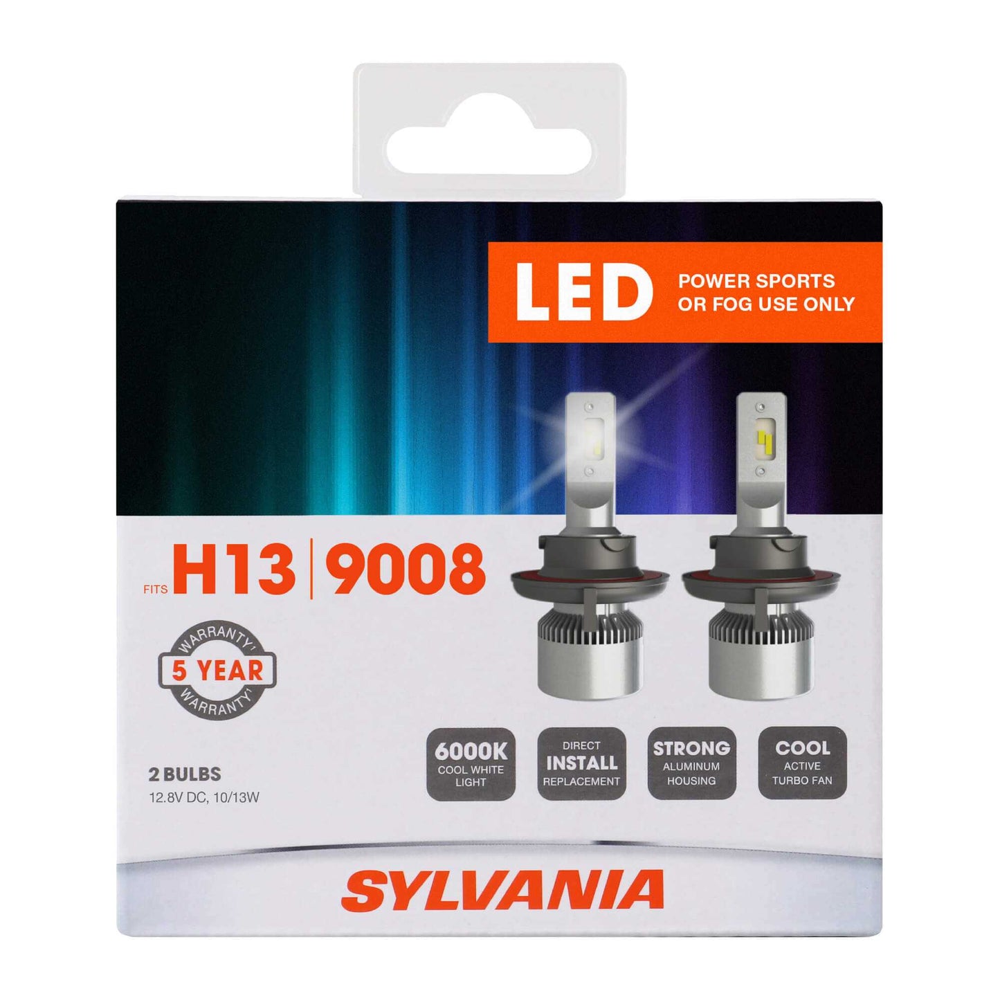 Sylvania H13 Led Fog & Powersports Bulb, 2 Pack