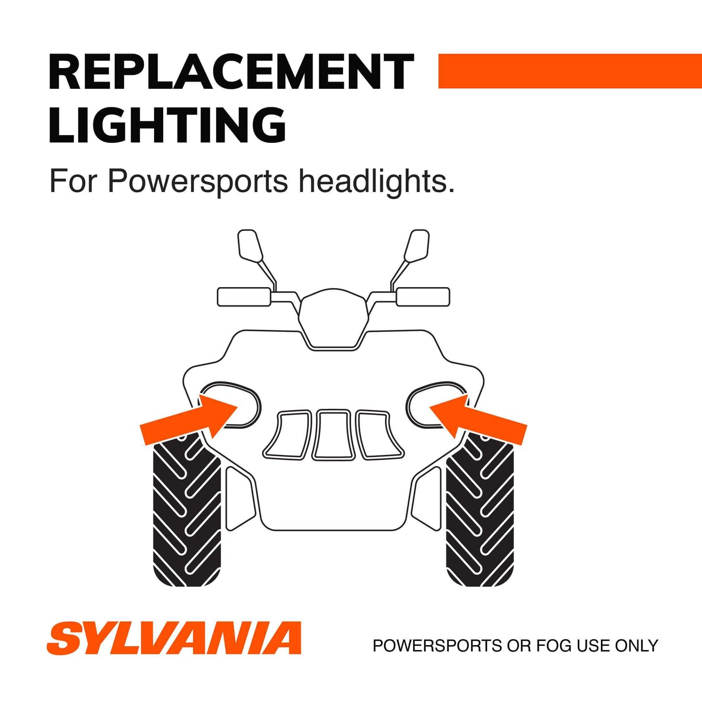 Sylvania H13 Led Fog & Powersports Bulb, 2 Pack