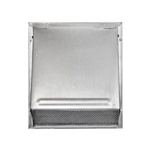 Lambro 3460S-11 6 Inch Aluminum Exhaust Wall Hood Vent – 11 Inch Pipe – Screen