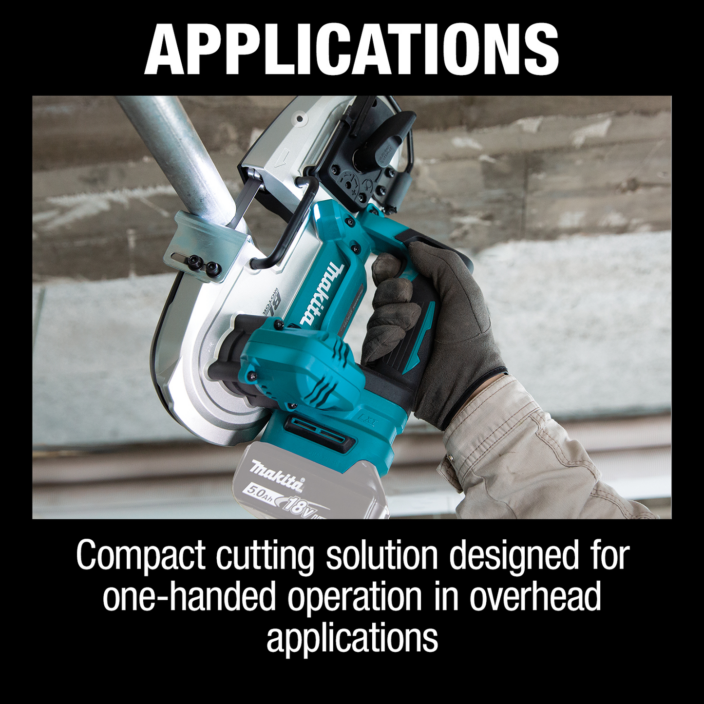 Makita XBP04Z 18V LXT® Lithium‘Ion Compact Brushless Cordless Band Saw, Tool Only