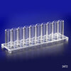Globe Scientific 3472 ESR Rack Polystyrene 10-place