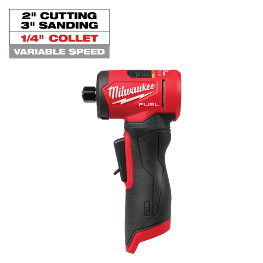 Milwaukee Tool 3485-20 M12 FUEL™ 1/4" Right Angle Die Grinder, 1 EA