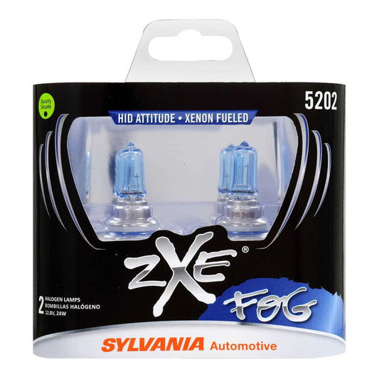 Sylvania Automotive 35227 Sylvania 5202 Silverstar Zxe Halogen Fog Bulb, 2 Pack