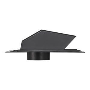 Lambro 3540 4 Inch Black Abs Plastic Roof Exhaust Vent – Damper – Screen