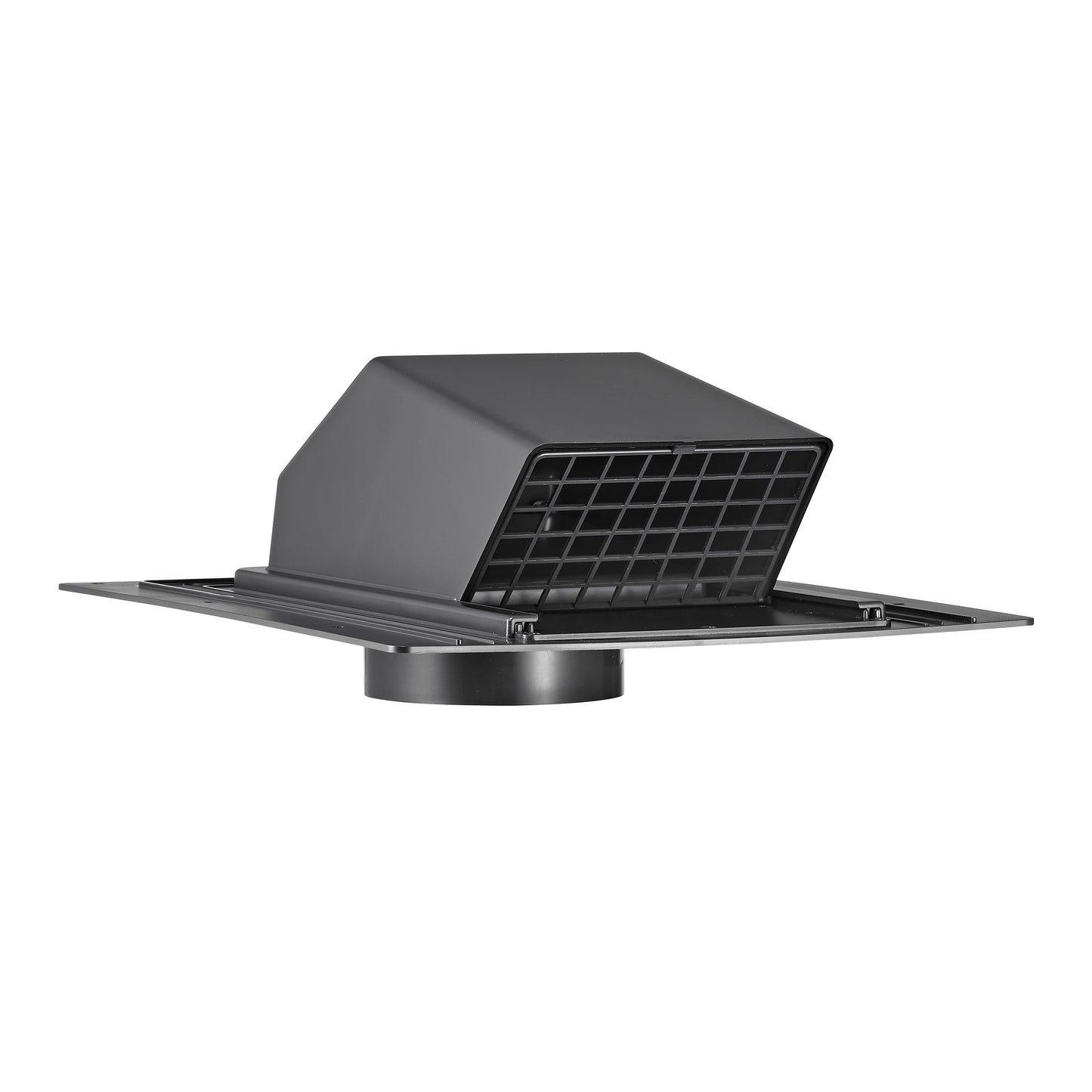 Lambro 3540 4 Inch Black Abs Plastic Roof Exhaust Vent – Damper – Screen