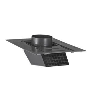 Lambro 3540 4 Inch Black Abs Plastic Roof Exhaust Vent – Damper – Screen