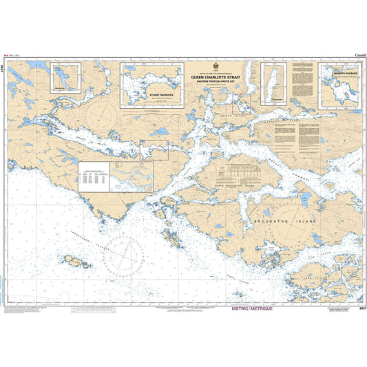 Paradise Clay CAN3547 CHS Queen Charlotte Strait, Eastern Portion/Partie Est