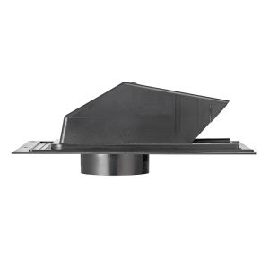 Lambro OLD3540 3 Inch Or 4 Inch Black Abs Plastic Roof Exhaust Vent – Damper – Screen