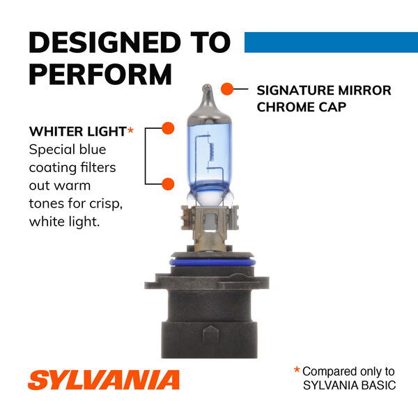 Sylvania Automotive 35671 Sylvania 9006Xs Silverstar Zxe Halogen Headlight Bulb, 2 Pack