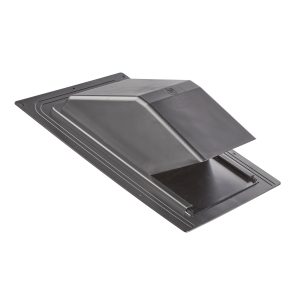 Lambro 357 7 Inch Black Abs Plastic Exhaust Roof Vent