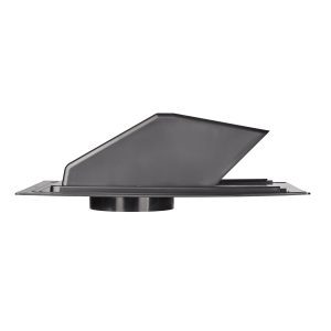 Lambro 358 8 Inch Black Abs Plastic Exhaust Roof Vent