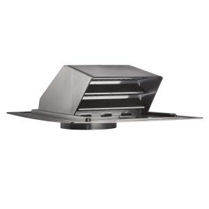 Lambro 358 8 Inch Black Abs Plastic Exhaust Roof Vent