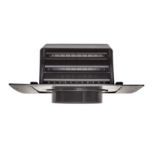 Lambro 358 8 Inch Black Abs Plastic Exhaust Roof Vent