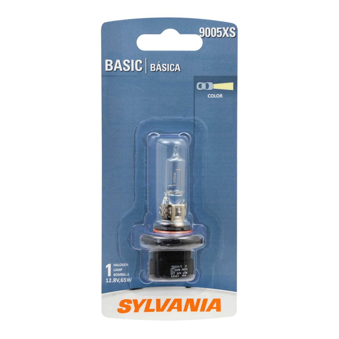 Sylvania Automotive 35734 Sylvania 9005 Basic Halogen Headlight Bulb, (Contains 1 Bulb)