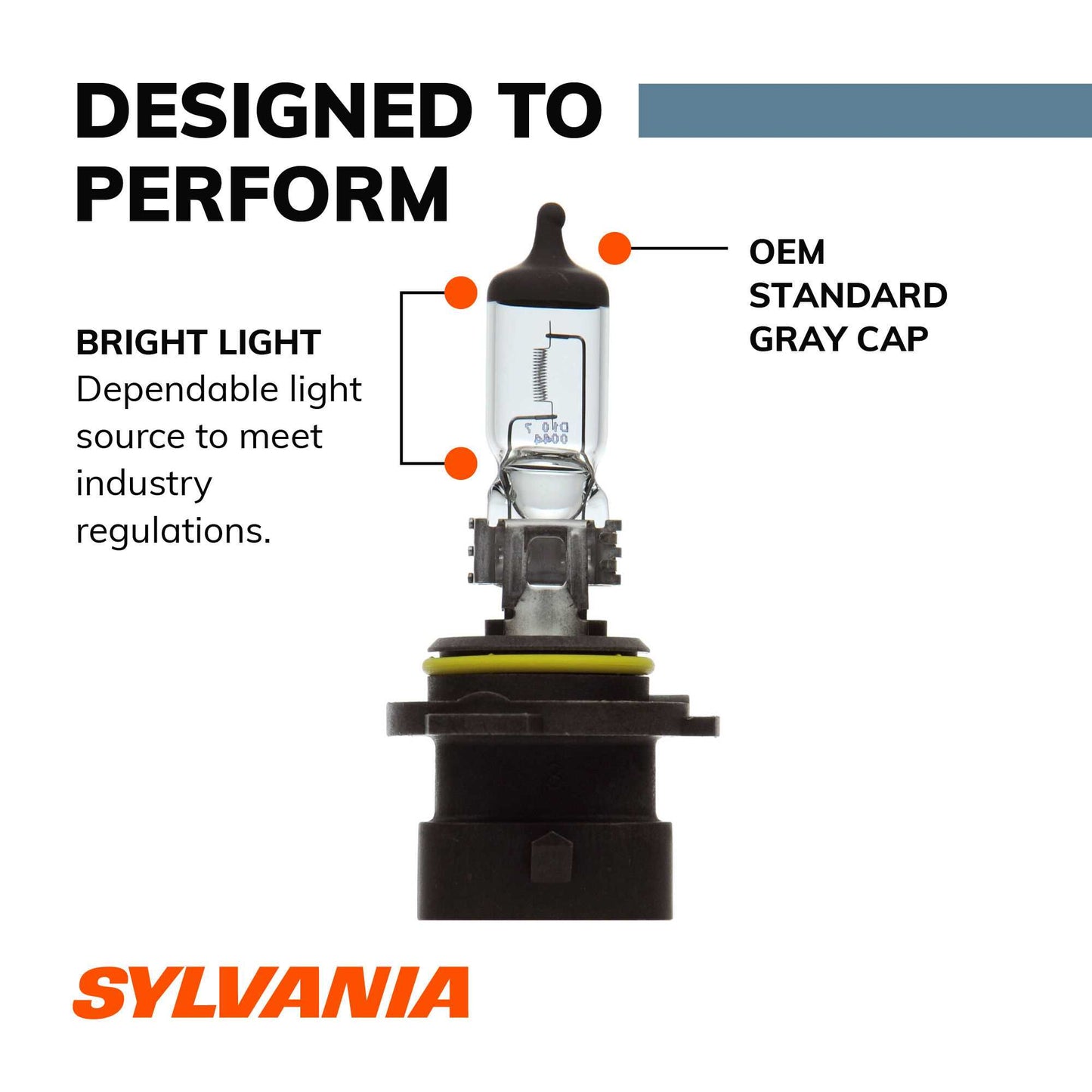 Sylvania Automotive 35748 Sylvania 9006Xs Basic Halogen Headlight Bulb, 1 Pack