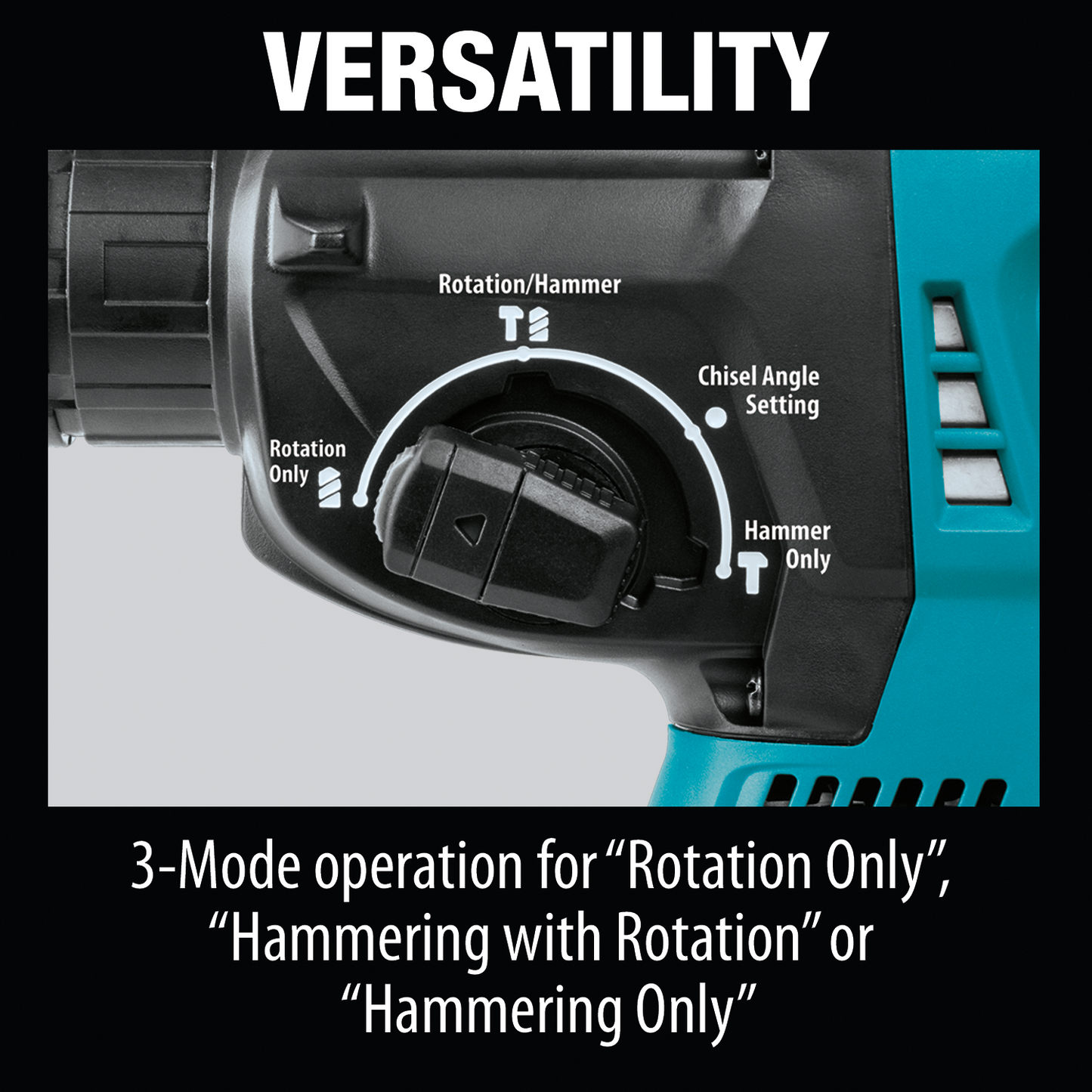 Makita XRH01Z 18V Lxt® Lithiumion Brushless Cordless 1" Rotary Hammer, Accepts Sdsplus Bits, Tool Only