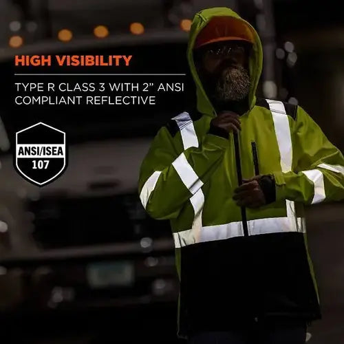 Ergodyne 23525 GloWear 8353 Hi-Vis Softshell Water-Resistant Jacket - Type R, Class 3