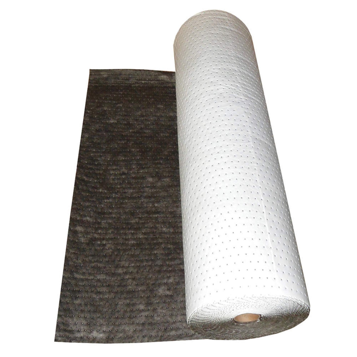 Oil Dri L57100 57" x 100ft Black/White Polypropylene Heavy Weight Oil Only Sorbent Roll