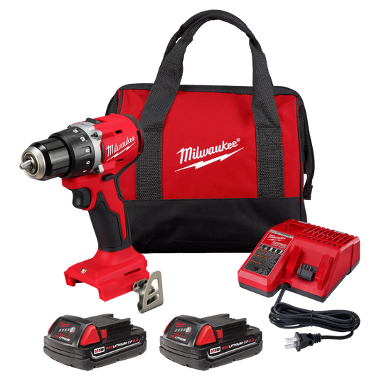 Milwaukee Tool 3601-22CT M18™ Compact Brushless 1/2" Drill/Driver Kit, 1 ST