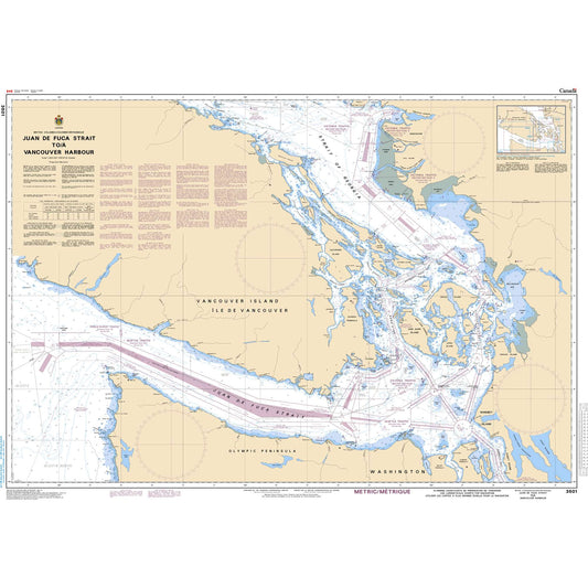 Paradise Clay CAN3601 CHS Juan de Fuca Strait to/ Vancouver Harbour