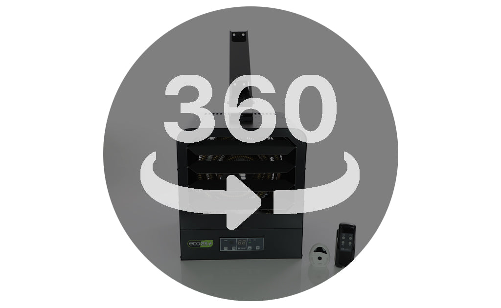 King Electric KB2407-1-ECO2S-PLUS Kb Electronic 2-Stage Unit Htr,240V 7Kw 1Ph, 24V Control, W/ Remote Sensor