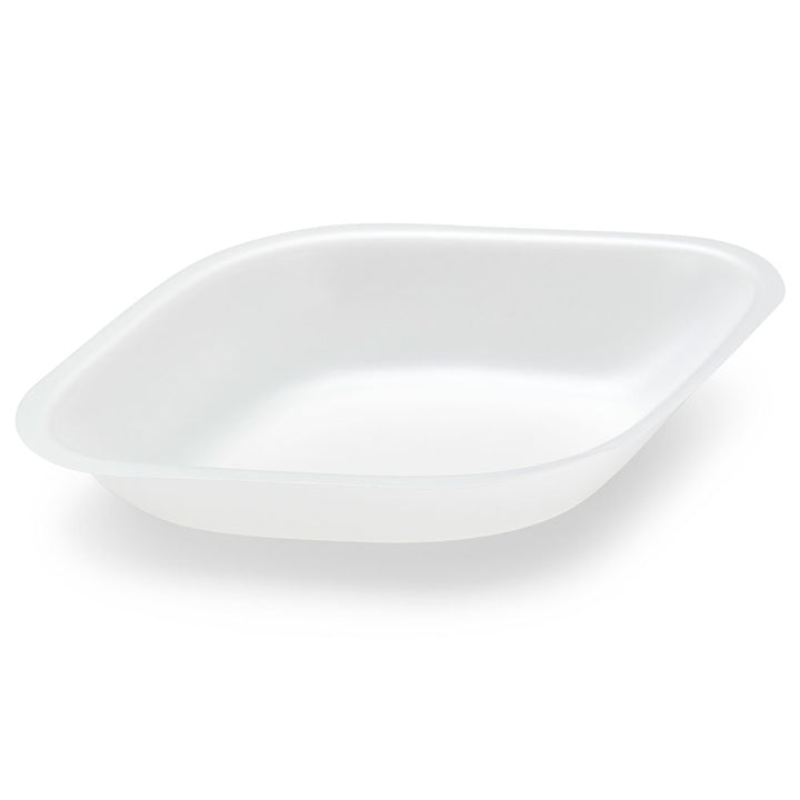 Globe Scientific 3614-100 Weight Boat Diamond Shaped Antistatic PS White 100mL