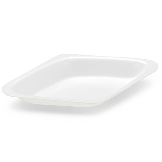 Globe Scientific 3614-5 Weight Boat Diamond Shaped Antistatic PS White 5mL