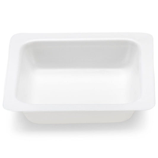 Globe Scientific 3619-10 Weight Boat Square with Square Bottom Antistatic PS White 10mL