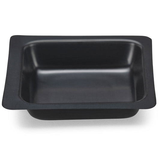 Globe Scientific 3619-10BK Weight Boat Square with Square Bottom Antistatic PS Black 10mL