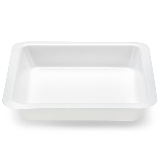 Globe Scientific 3619-250 Weight Boat Square with Square Bottom Antistatic PS White 250mL
