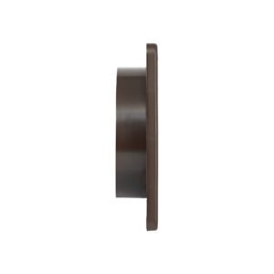 Lambro 361BS 6 Inch Brown Plastic Exhaust Wall Vent (Louvered) – Metal Bug Screen