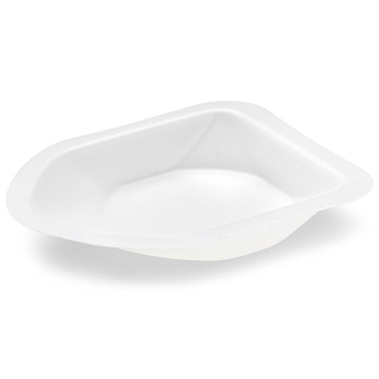 Globe Scientific 3623 Weighing Boat Plastic with Pour Spout Antistatic 57 x 44 x 8mm PS White 10mL