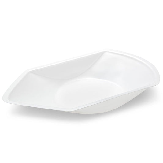 Globe Scientific 3625 Weighing Boat Plastic with Pour Spout Antistatic 191 x 121 x 25mm PS White 270mL