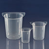 Globe Scientific 3633 Beaker Three Corner Clarified PP Graduated 400mL