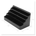 Deflecto DEF90804 8 Compartment Business Card Holder - 3.9" X 7.9" X 3.6" - Plastic - 1 Each - Black