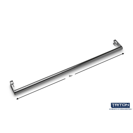 Triton Products 1721 31" L Clothes Rod attaches to 1720 shelf
