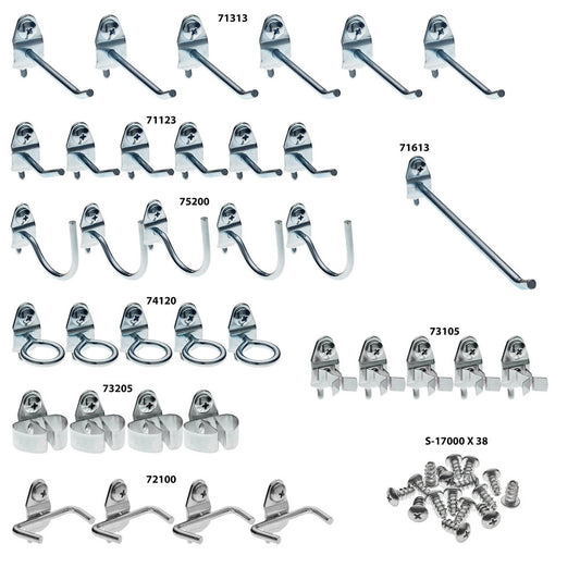 Triton Products 76936 DuraHook Kit - 36 Hooks