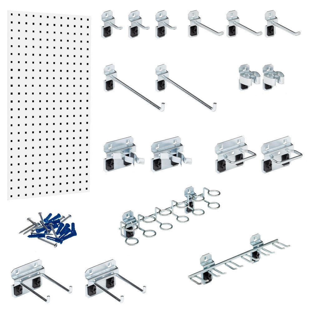 Triton Products LB18-1WH-Kit (1) 18" x 36" White LocBoard/18 Hook