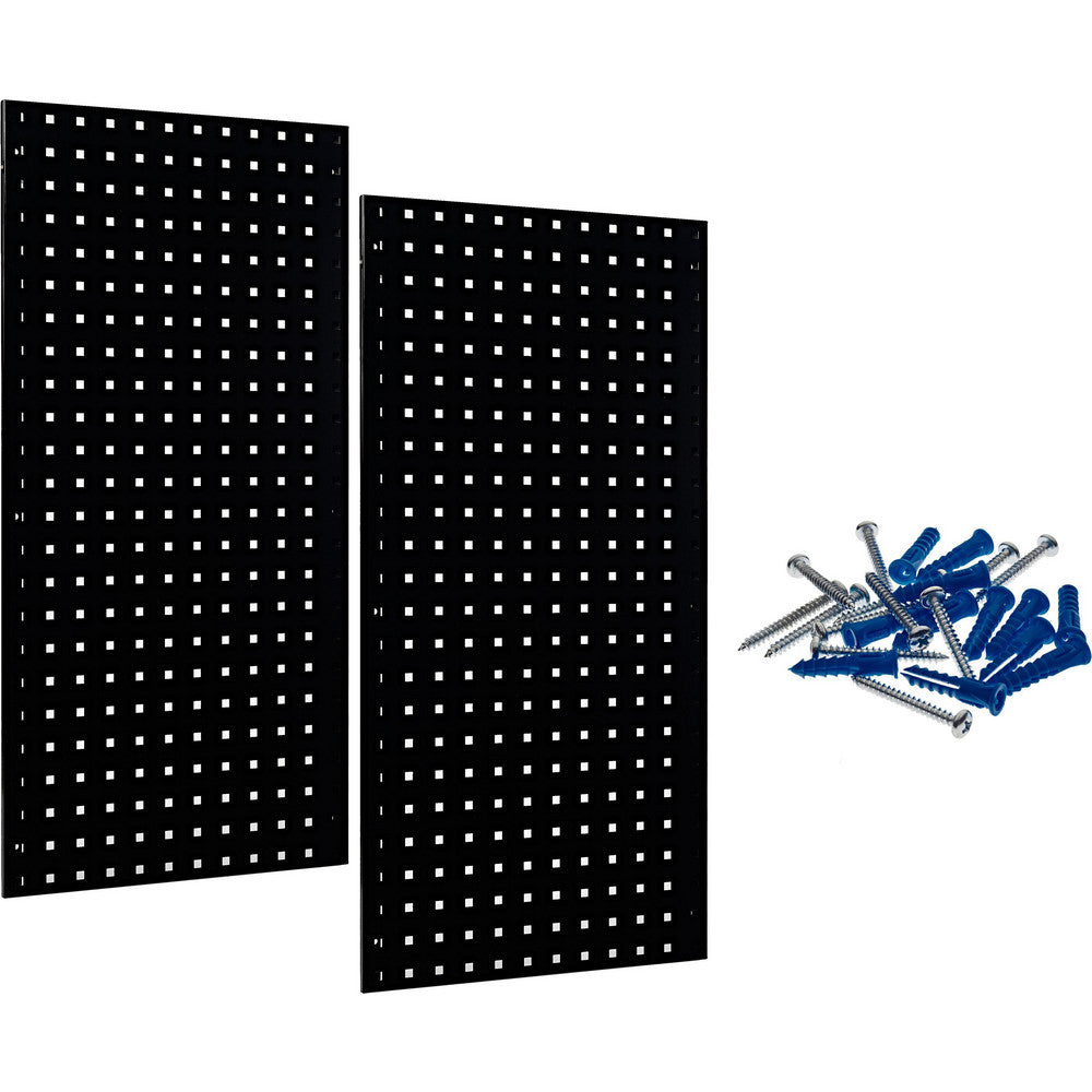 Triton Products LB18-BK (2) 18" x 36" x 9/16" Black LocBoard Pegboards