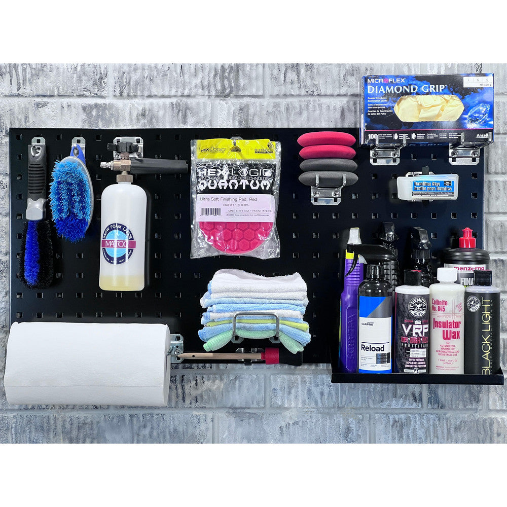 Triton Products LB18-BK (2) 18" x 36" x 9/16" Black LocBoard Pegboards