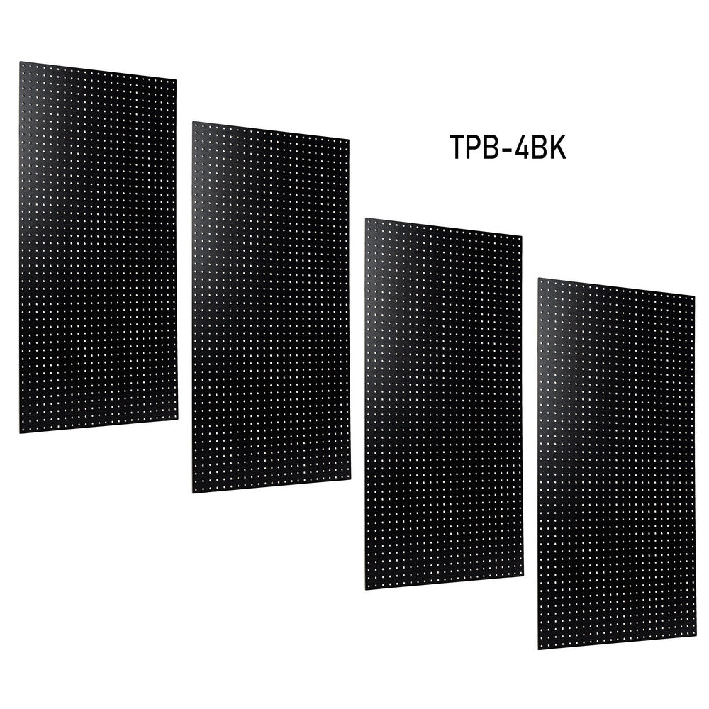 Triton Products TPB-4BK (4) 24" x 48" x 1/4"  Black HDF Pegboards