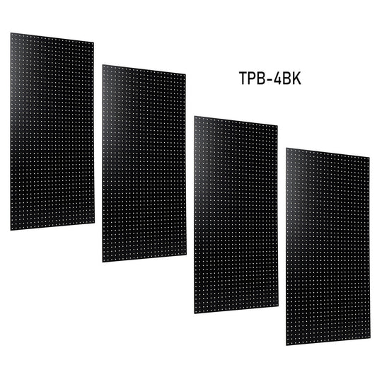 Triton Products TPB-4BK (4) 24" x 48" x 1/4"  Black HDF Pegboards