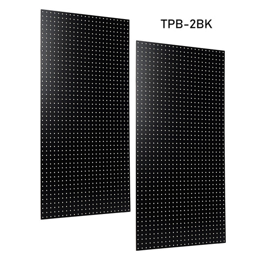 Triton Products TPB-2BK (2) 24" x 48" x 1/4"  Black HDF Pegboards