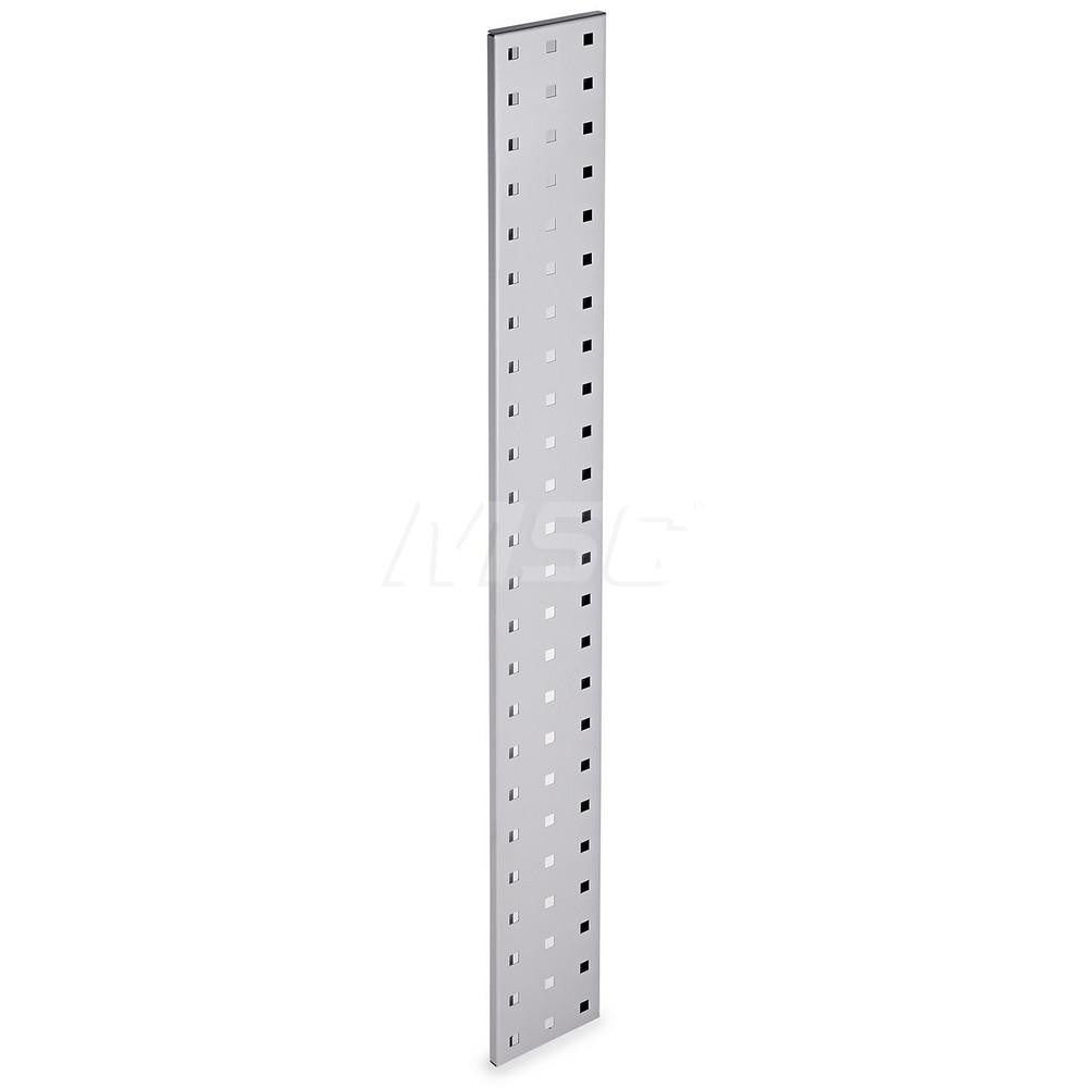 Triton Products LBS-1W 36" x 4.5" Steel Sq Hole Pegboard Strip- White