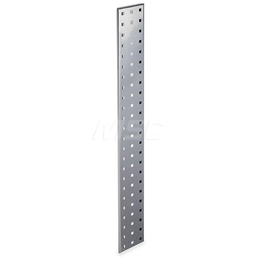Triton Products LBS-1S 36" x 4.5" Steel Sq Hole Pegboard Strip- Silver