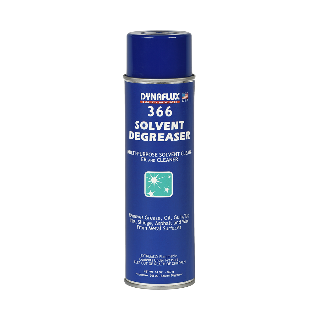 Dynaflux 366-20 366 – Solvent Degreaser, (14 oz Aerosol - Case of 12 Cans)