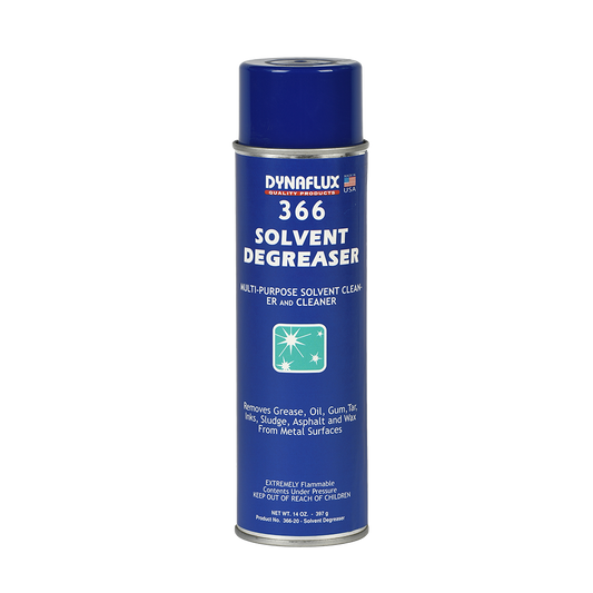 Dynaflux 366-20 366 – Solvent Degreaser, (14 oz Aerosol - Case of 12 Cans)